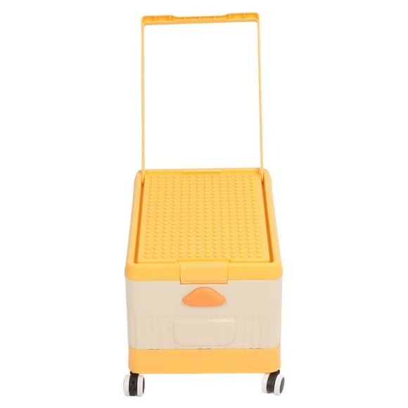 Storage Bins With Wheels, Children Building Blocks Organizer Rolling Toy Toy Box Toy Organizers And Storage Bins Kids Toy Organizers And Storage Bins With Lids for Nursery,Playroom