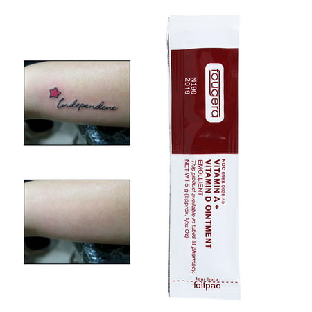 Yosoo Anti Scar Tattoo Cream,Ymiko 100Pcs Professional Anti Scar Tattoo Aftercare Cream Faster Healing Makeup Vitamin Ointment A&D,Anti Scar Tattoo Aftercare