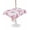 White, variant on Outdoor Tablecloth with Umbrella Hole for Patio/Picnic/Party/Camping, Pink Castle Waterproof Table Cloth Rectangle Table Cover Washable, Balloon Modern Art Stars Moon (52"x 70")