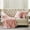 Rose Quartz, variant on Home Soft Things Ballys Faux Fur Throw & Throw Pillow Cover Combo - Black - 50" x 60"/20" x 20"