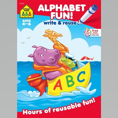 Pre-Owned Alphabet Fun a Wipe-Off Book: Hours of Reusable Fun! (Paperback) 1589477812 9781589477810