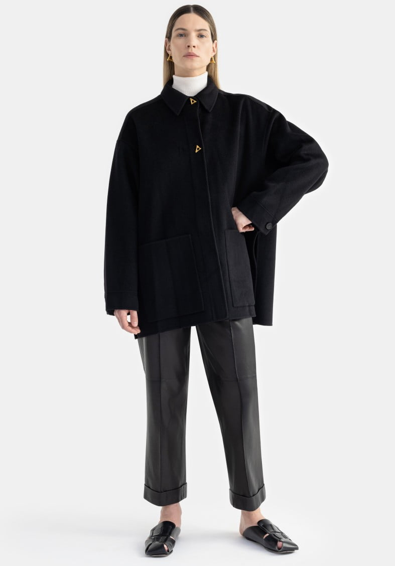 Aeron Crane - Silk Blend Coat (Women's) - Walmart.com Aeron Crane - Silk Blend Coat (Women's) - Walmart.com