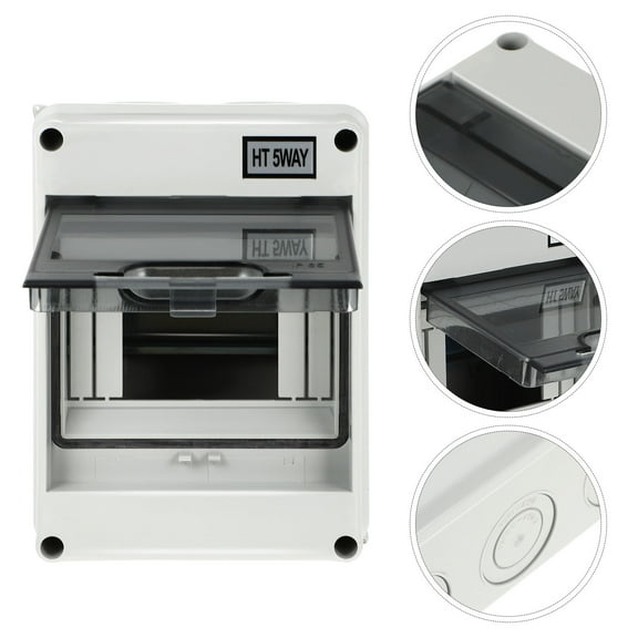 GETAJGHSD 1Pack High Grade Plastic Electric Distribution Box 6.29X4.32X3.54in Rectangular IP65 Protection Class