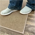 thumbnail image 3 of 8'x11' Soft Indoor/Outdoor Hobnail Style Area Rugs. Lightweight and Flexible for Easy Cleaning and Transport (Color: Taupe), 3 of 8
