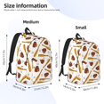 thumbnail image 3 of Bixox Baseball Sport Printing Canvas Backpack Lightweight Casual Travel Backpack School Backpack Fits 15.6 Inch Notebook, 3 of 5