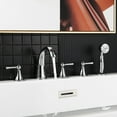 thumbnail image 4 of WOODBRIDGE Bathroom 5-Hole Tub Hand Shower,Deck Mounted Bathtub Filler Faucet with 3 Handles,Brushed Nickel Finish, F0022 BN, 4 of 6
