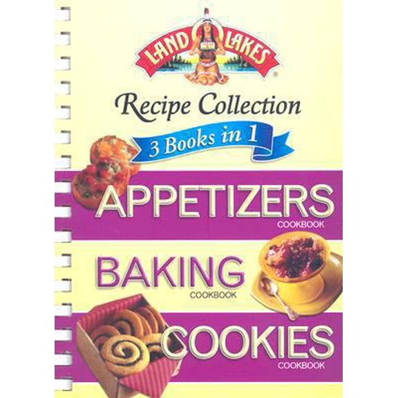 Pre-Owned Land O' Lakes Recipe Collection: Appetizers/Baking/Cookies (Plastic Comb) 1412727596 9781412727594