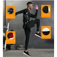 thumbnail image 2 of Men's five-piece fitness suit quick-drying sweat-absorbing and breathable basketball training suit gym sports running equipment, 2 of 10