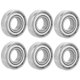 thumbnail image 5 of Cojinete de bolas, 10 piezas 6900ZZ Cojinetes de bolas de ranura profunda 10x22x6 mm Cojinetes de acero con doble blindaje en miniatura, 5 of 5