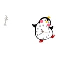 thumbnail image 1 of Figura De Pingüino Bailando Moderna Y Creativa, Escultura Artística Y Reloj De Pared De Madera, Adorno Decorativo A Pilas Para El Dormitorio., 1 of 8