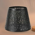 thumbnail image 4 of Maoww Lamp Shade Tree Shadow for E27 Bulb Lampshade Shell Cover for Table Lamp Black, 4 of 9