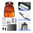 thumbnail image 6 of Lsque Tennis Ball In Fire Classic Casual Backpack - Large Capacity Water-Resistant Backpack for School, Work, Travel, and Outdoor Activities, 6 of 8