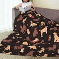 thumbnail image 6 of Fuzoiu Labrador Retriever Dog Print Ultra-Soft Micro Fleece Blanket,All Seasons Flannel Throw, Lightweight Blanket for Bed, Sofa, Couch, Movie Night, Camping, and Travel-40"x30", 6 of 7