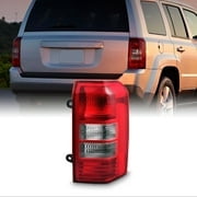 AKKON - Fits 08-17 Jeep Patriot Red Rear Tail Light Tail Lamp Brake Lamp Pair Housing Replacement