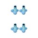 thumbnail image 1 of Qarigey Cubierta impermeable de silicona para zapatos, cubierta impermeable para zapatos, lluvia y suciedad, color azul Azul 2Conjunto, 1 of 6