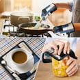thumbnail image 4 of Blue and Grey Abstract Art Artwork Kitchen Oven Mitt and Pot Holder Sets 4 Pcs for Baking, Cooking and Grilling, Heat Resistant Up To 392 °F, 4 of 7