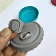 thumbnail image 4 of 6 Pack Reusable Silicone Can Protector Lid or Covers with Resealable Nozzle for Standard Soda/Beverage/Beer Cans,6 x Beverage Can Lids,Photo Color, 4 of 8