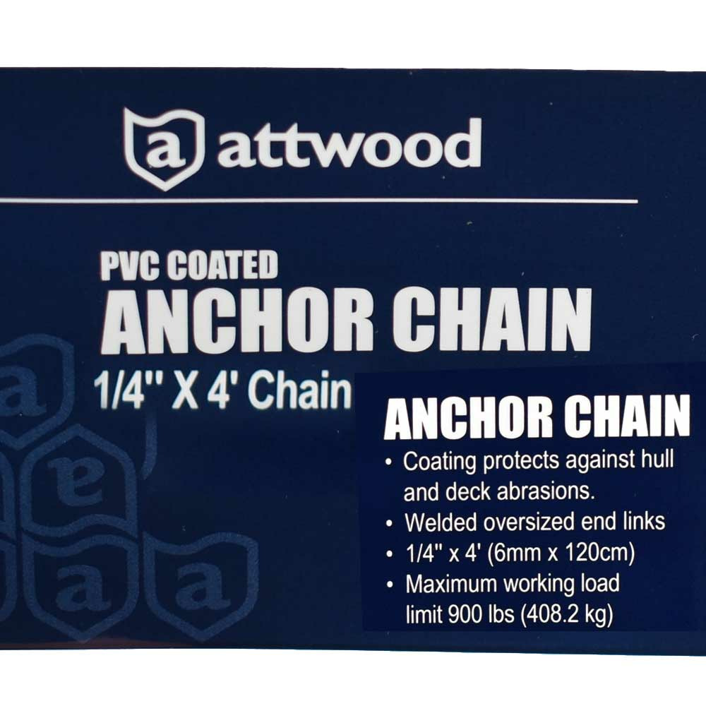 Anchor Chain, Vinyl Dipped, 1/4 x 4 ft - image 4 of 4