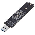 thumbnail image 1 of USB a NVME PCI-E SSD Lector PCIe basado en l disco duro 3.1 Gen 2 M.2 Adaptador del convertidor 10Gbps Max 2TB Soporte UASP Trim para 2230 2242 2260 2280, 1 of 9