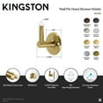 thumbnail image 4 of Kingston Brass K171A2 Trimscape Hand Shower Pin Wall Mount Bracket in Polished Brass, 4 of 4