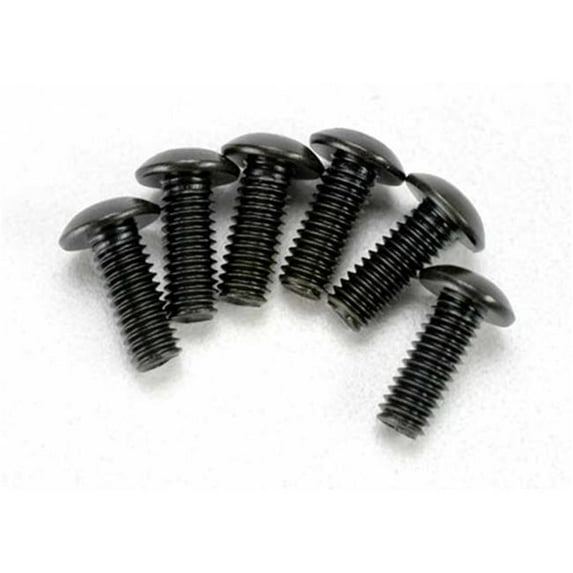 Traxxas TRA3937 4x12mm Button-Head Machine Hex Screws - 6