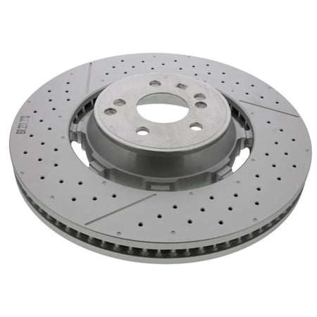 OEM Grade Front Brake Disc Compatible with 2013-2020 Mercedes-Benz AMG GT 53 Base 3.0L (19-20) AMG GT 63 Base 4.0L (19-20) Coated Carbon Steel 5-Lug X290 W205 W213 X253 R231 2314211812