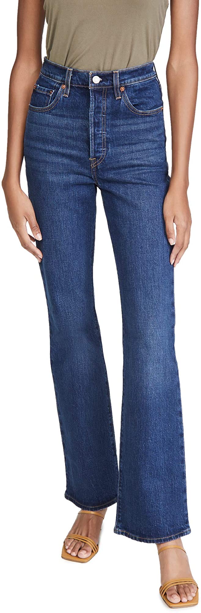 Levis Womens Ribcage Boot Jeans 