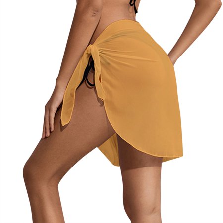 

Women s Summer Color Straps Beach High Split Skirt Skirt Casual Solid Waist Skirt Maternity Skirt