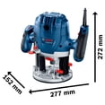 thumbnail image 3 of Router Fresadora de Superficies Bosch Profesional GOF 130 Motor 1300w Ajustes de Velocidad Empuñadura Ergonómica, 3 of 5