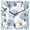 Light Blue, variant on Black Grey Ombre Wooden Wall Clock Silent Non Ticking, Abstract Grey Wave Texture Gradient Square Wall Clocks Battery Operated, Decor Clock for Home Office, Living Room, Kitchen, 12 Inch