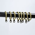 thumbnail image 3 of 1.3" Rings for Curtain Rods with Eyelet, Plating Finish, Pack of 20, Bronze Tone, 3 of 7