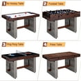 thumbnail image 2 of 55in Combo Game Table – Electric Air Hockey, Foosball, Ping Pong & Poker, 4in1 Multi-Game Table for Home & Game Room Fun, 2 of 6