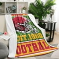 thumbnail image 2 of Kansas Red City Football Fans Blanket Gifts for Men Women Throw Blanket Decor for Living Room 60''''x50'''', 2 of 6
