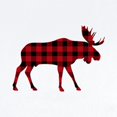 thumbnail image 2 of CafePress - Plaid Moose Animal Silhouette Body Suit - Long Sleeve Cotton Baby Bodysuit, 2 of 4