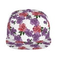 thumbnail image 2 of Fotbe Peonies Flat Bill Visor Cap Classic Snapback Hat Polyester Foam Trucker Hat Trucker Cap Adjustable Baseball Cap, 2 of 9