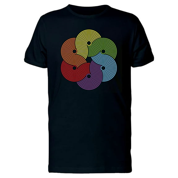 Colorful Hexagonal Knot T-Shirt Men -Image by Shutterstock, Male Medium