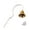 White, variant on SPRING PARK Dog Bell Pet Door Bell Hanging Brass Doorbell for Potty Training