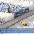 thumbnail image 4 of Alfombrilla de baño antideslizante, alfombrilla de baño súper absorbente, suave, lavable a máquina, alfombrilla de baño para baño, inodoro, cocina (menta, 50 x 80 cm), 4 of 4