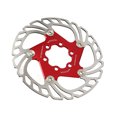 thumbnail image 1 of Road Bike Brake Disc With 6 Screws, Large Hollow Red Bike Floating Brake Disc For Replacement, 1 of 8