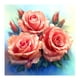 thumbnail image 1 of Cuadros Decorativos 11CT impreso completo punto de cruz artesanía flores ilustraciones decoración de pared Sywqhk Nuevos Originales, 1 of 9