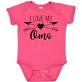 thumbnail image 3 of Inktastic I Love My Oma Heart and Arrows Boys or Girls Baby Bodysuit, 3 of 5