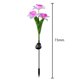 thumbnail image 4 of 2 uds, luz de suelo de flores, batería integrada, iluminación Solar de paisaje para patio Hugtrwg Para estrenar, 4 of 9