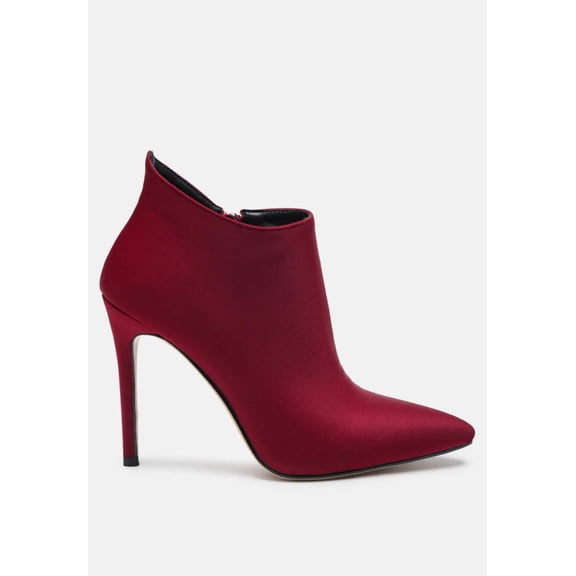 MELBA Pointed Toe Stiletto Boot In Brown