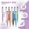 thumbnail image 7 of 40Pcs Crystal Ballpoint Pen Bulk Shiny 2 in 1 Slim Crystal Diamond Screen Stylus Black Gel Ink Ballpoint Glitter Pen, 7 of 7