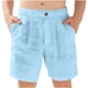 thumbnail image 2 of Pantalones largos para niños, de color liso, con cintura elástica, de talla media, rectos, informales y cómodos, de poliéster., 2 of 7