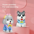 thumbnail image 2 of 953PCS Postman Chow Chow Cute Animal Micro Building Block Kit, Building Block Toys for Adults, Boys and Girls, Children's Party Gifts, Birthday Gifts, Carnival Prizes, 2 of 8