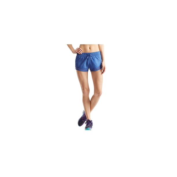 Aeropostale - Pantalones cortos deportivos para correr para mujer, color azul, grande Aeropostale Ejercicio