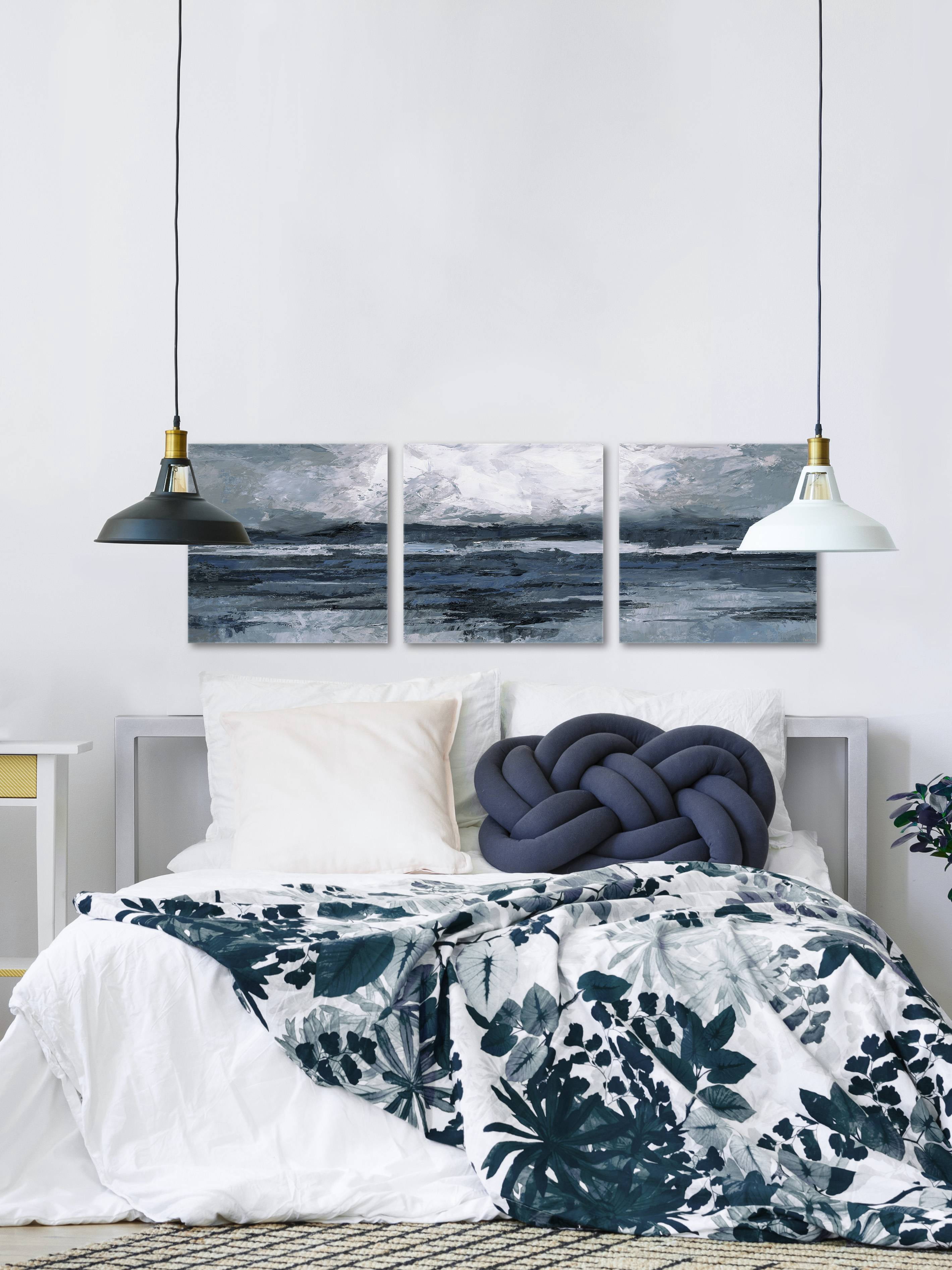 Dark Vast Ocean II Triptych