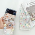 thumbnail image 2 of Girly Flower Case for Samsung Galaxy Z Flip 5 Cute Design with Strap, Clear Woman Case for Samsung Galaxy Z Flip 5 Hinge Protection, Lovely Floral Case for Z Flip 5 Hard PC, 2 of 14