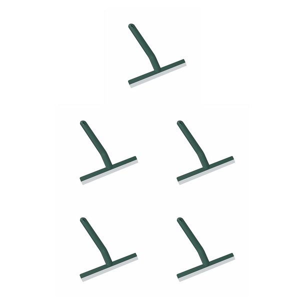 Advancent Escobilla de goma para ducha de baño, limpiaparabrisas portátil, cepillo de vidrio de goma para puerta de cocina, espejo de Type2 NO2